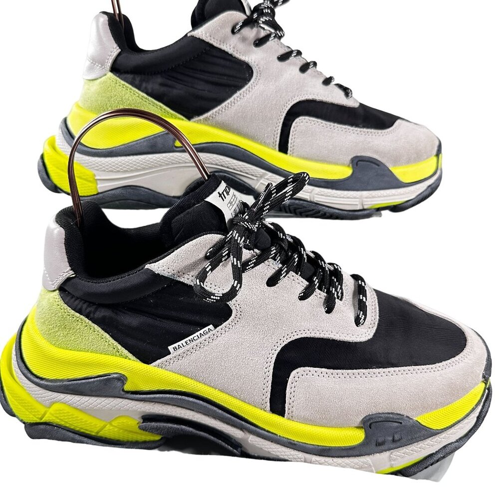 Balenciaga Chunky Sneaker Men V2 Gomma Tess Triple S Nylon Athletic Shoes 11